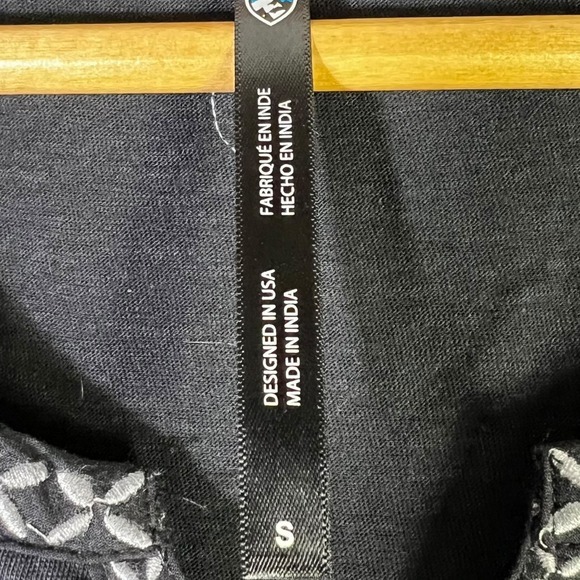 Kuhl Shay Tank Top Womens Black Sleeveless‎ Embroidered Size S Boho Hippie - Picture 6 of 7